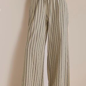 Sincerely Jules Striped Wide-Leg Pants